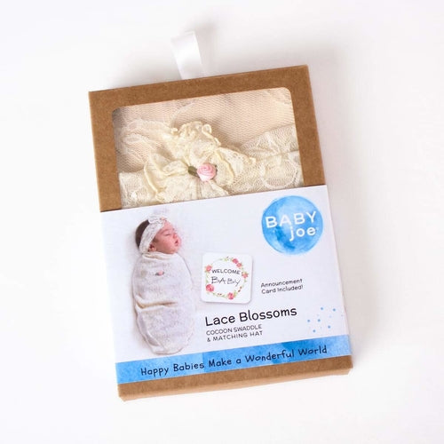 Lace Blossom Baby Headband – Delicate Floral Hair Accessory for Newborns & Infants